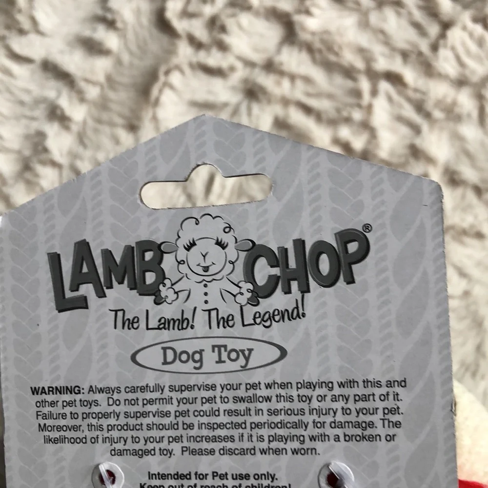 Lamb Chop Plush Dog Toy